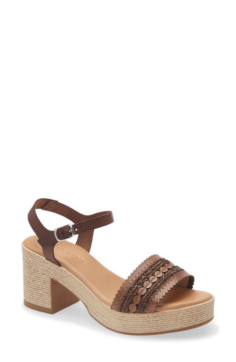 Markelle Espadrille Ankle Strap Platform Sandal (Women)