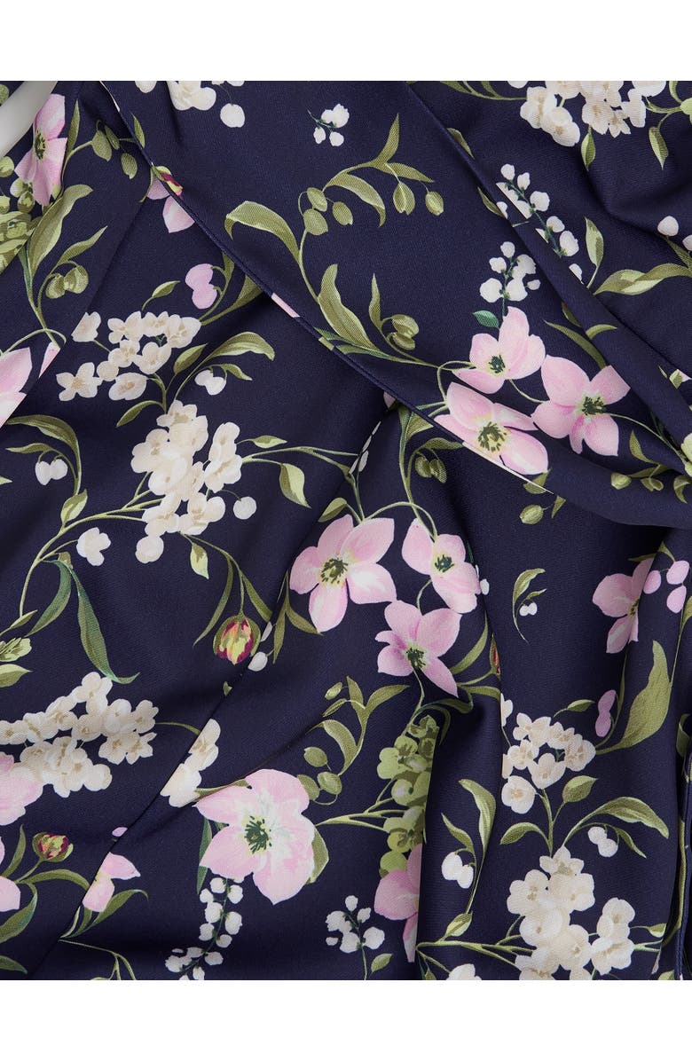 HOBBS LONDON Sabine Floral Dress, Alternate, color, Midnight Multi