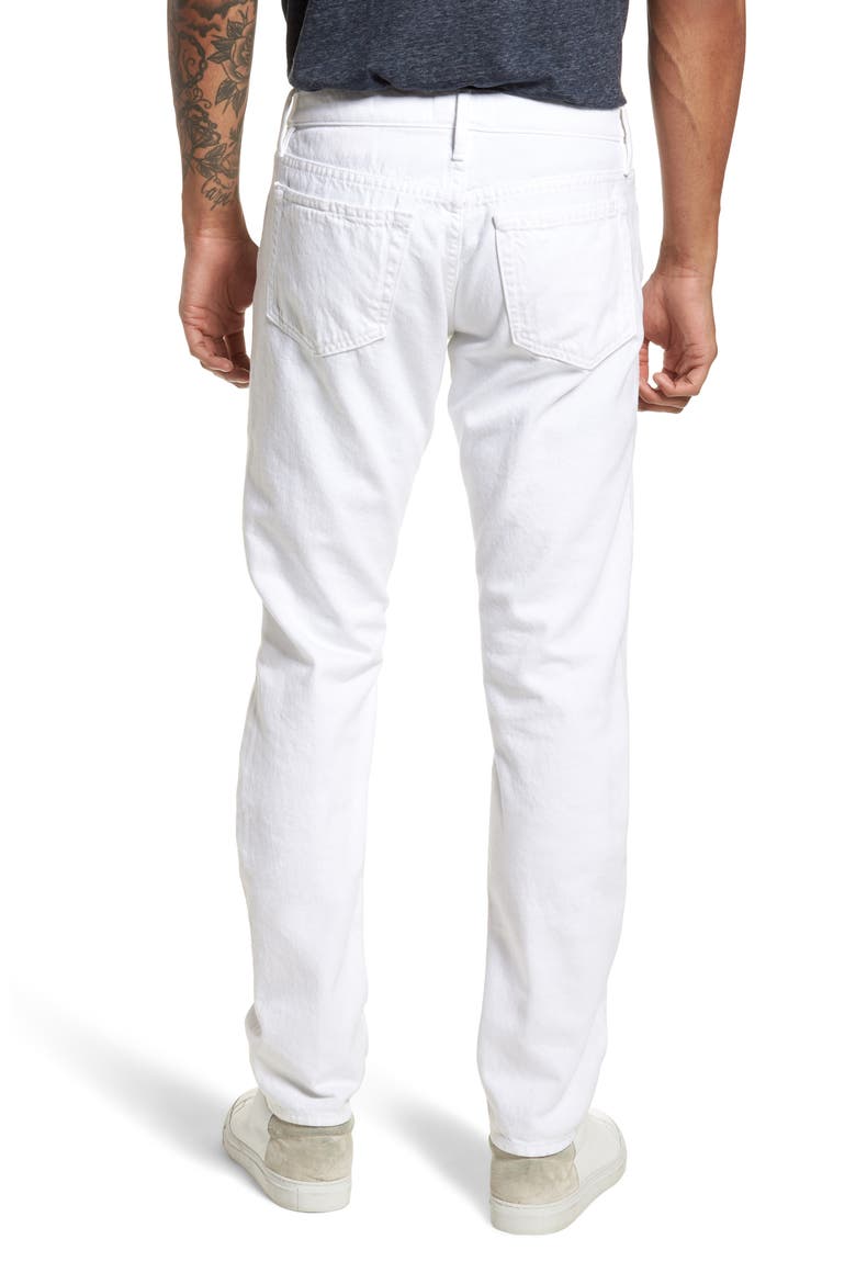 L'Homme Slim Fit Jeans, Alternate, color, BLANC