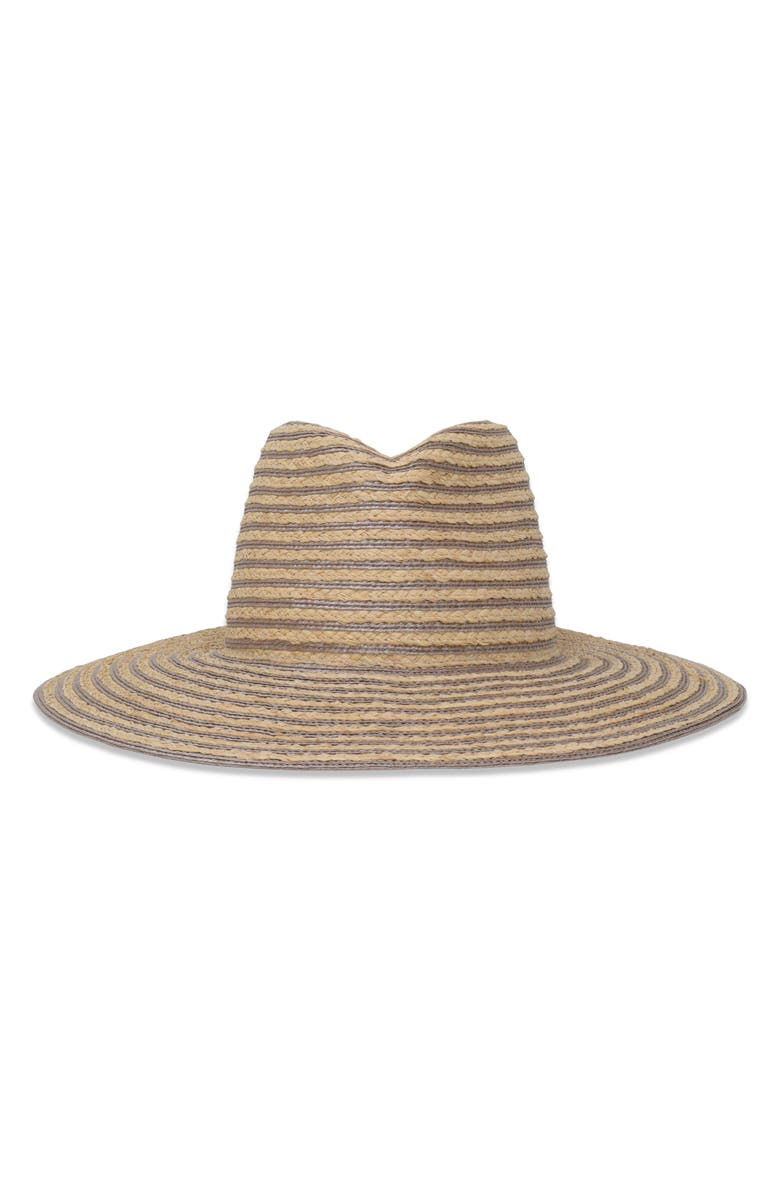 Gigi Burris Millinery Jeanne Packable Raffia Sun Hat, Main, color, 