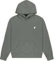 Dalix Heartly Ghost Relaxed Midweight Fleece Pullover Hoodie