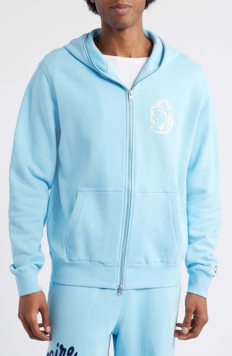 Billionaire Boys Club Zip Helmet Hoodie, Alternate, color, Baltic Sea