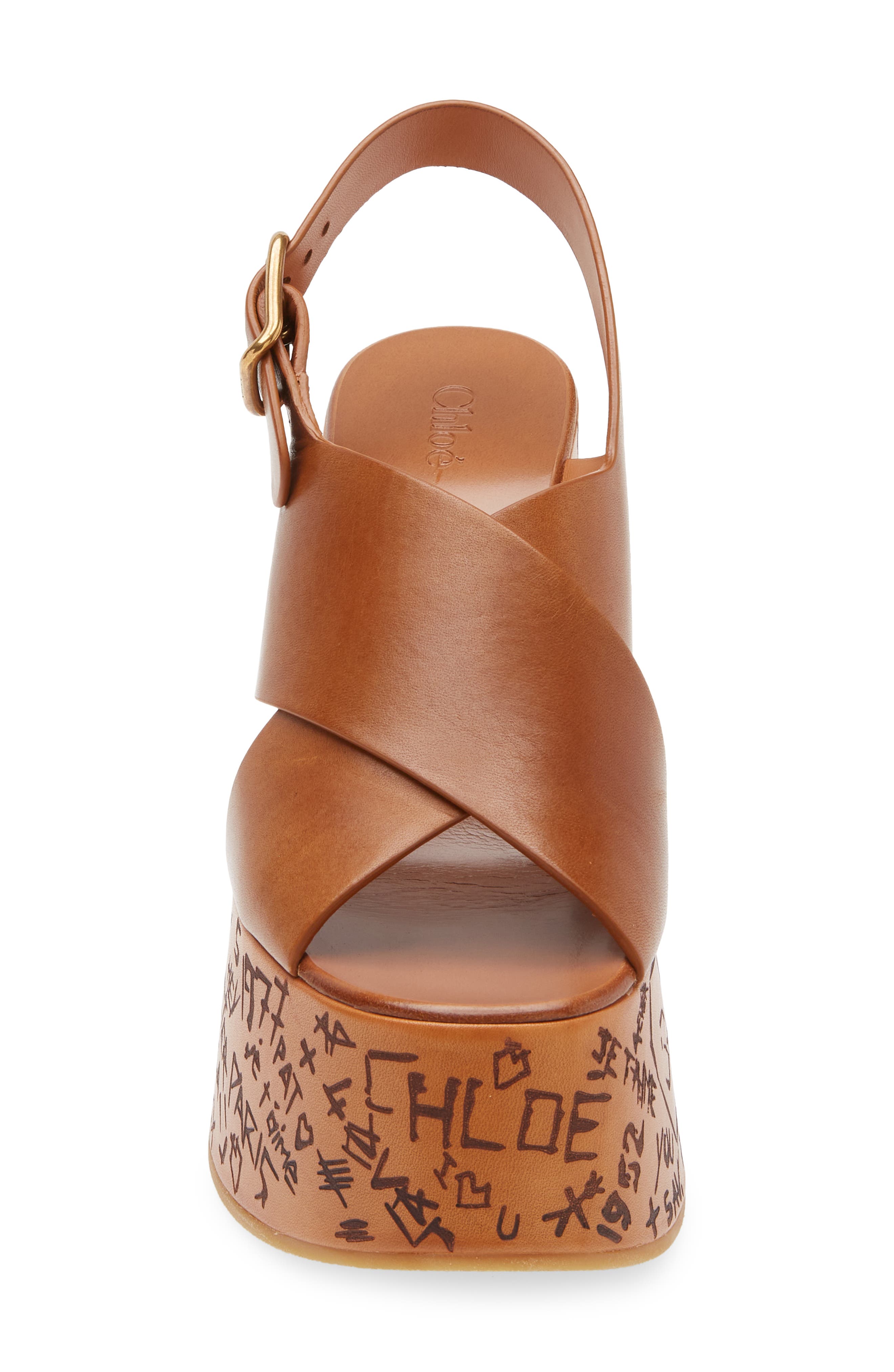 Maxime Wedge Sandal, Alternate, color, 27T GINGER BROWN