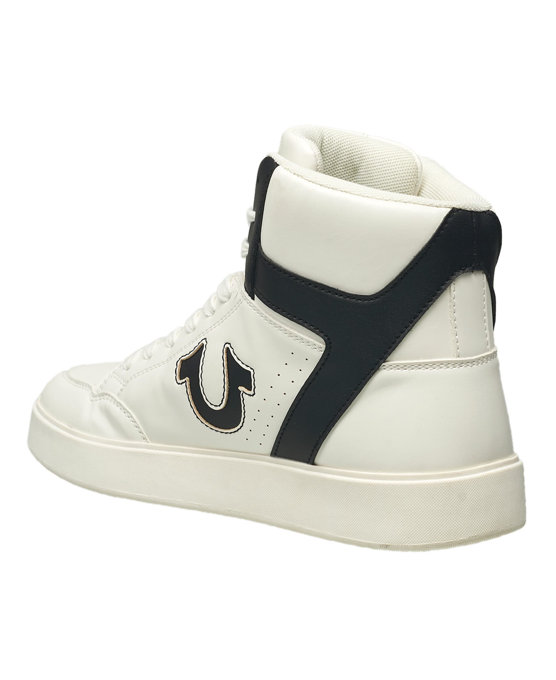 Kyrie High Top Sneaker, Alternate, color, White black