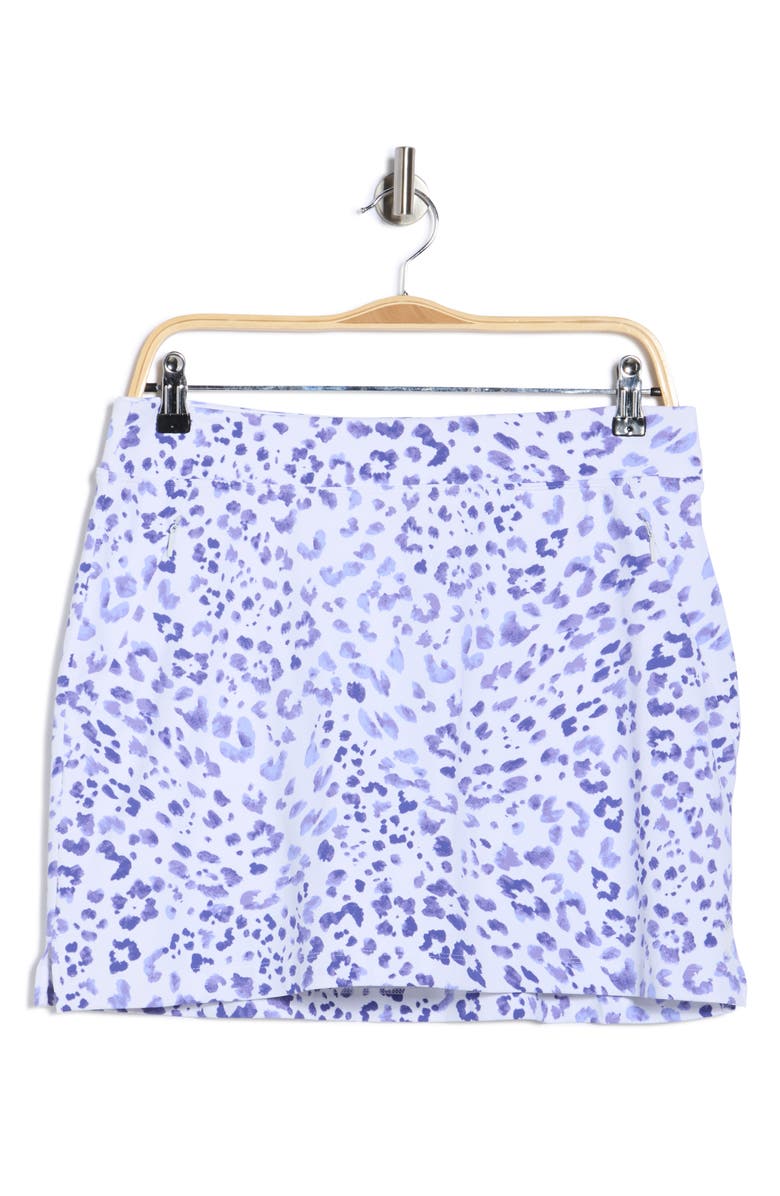 Tommy Bahama Aubrey Leopard Print Miniskort, Alternate, color, White