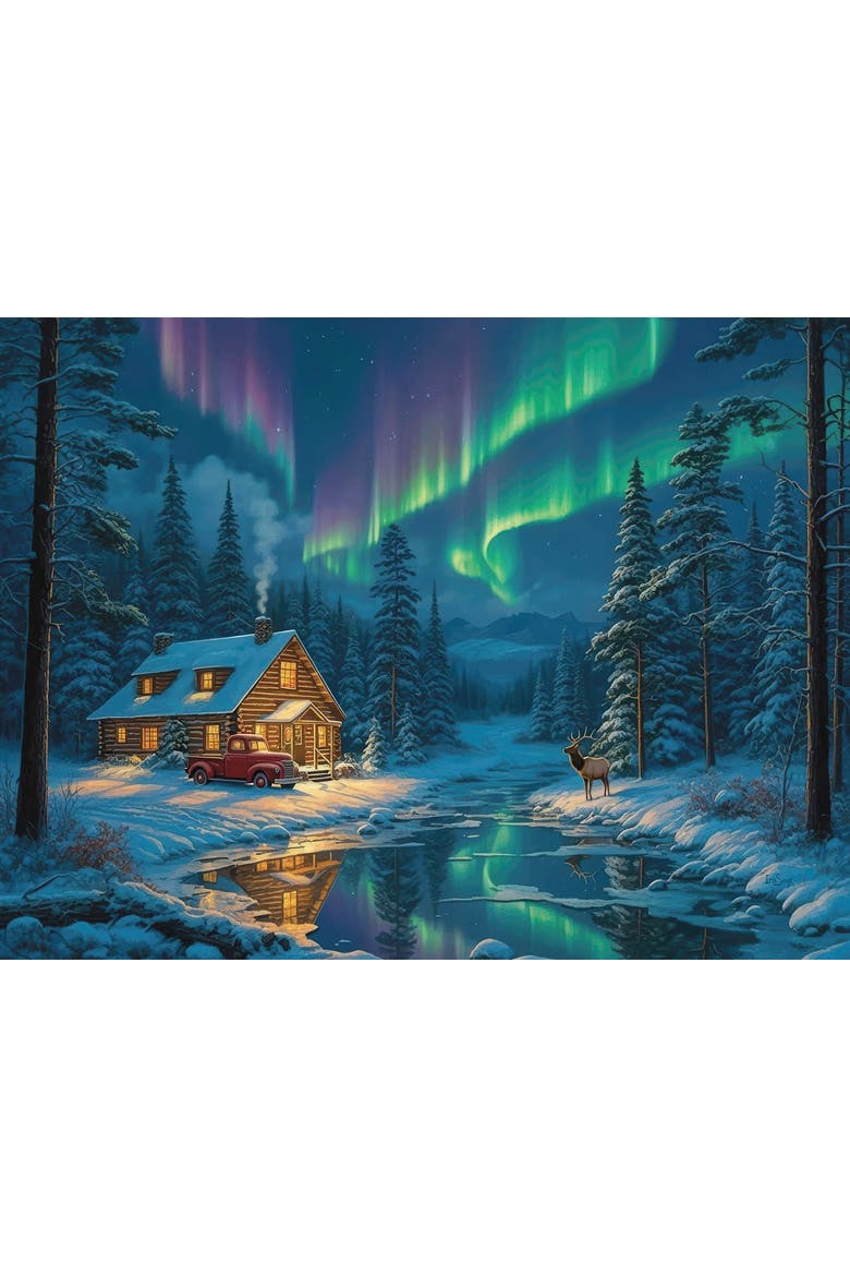 Aurora Glow 500 piece Jigsaw Puzzle for Adults, Alternate, color, Multicolor