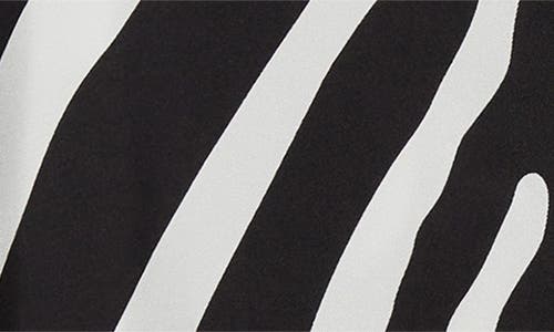 Ferragamo Animal Print Silk Button-up Shirt In Black