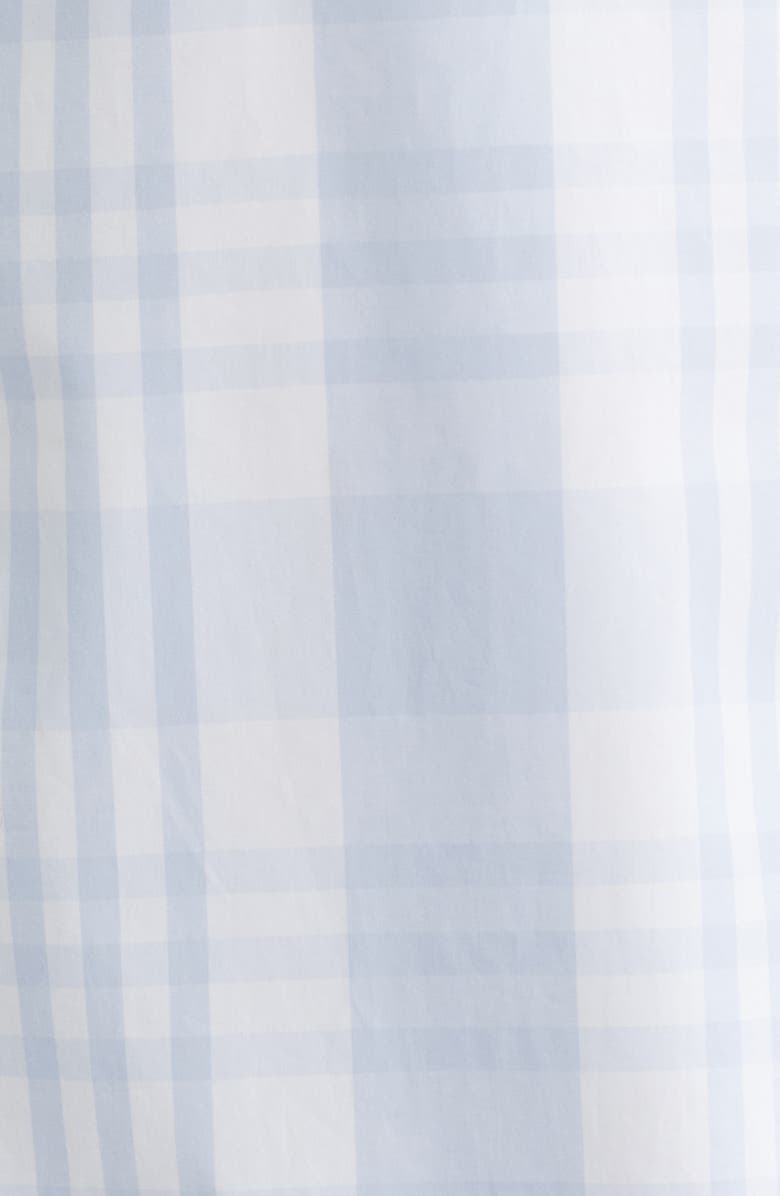 LoveShackFancy Brynnie Plaid Minidress, Alternate, color, Tide Pool