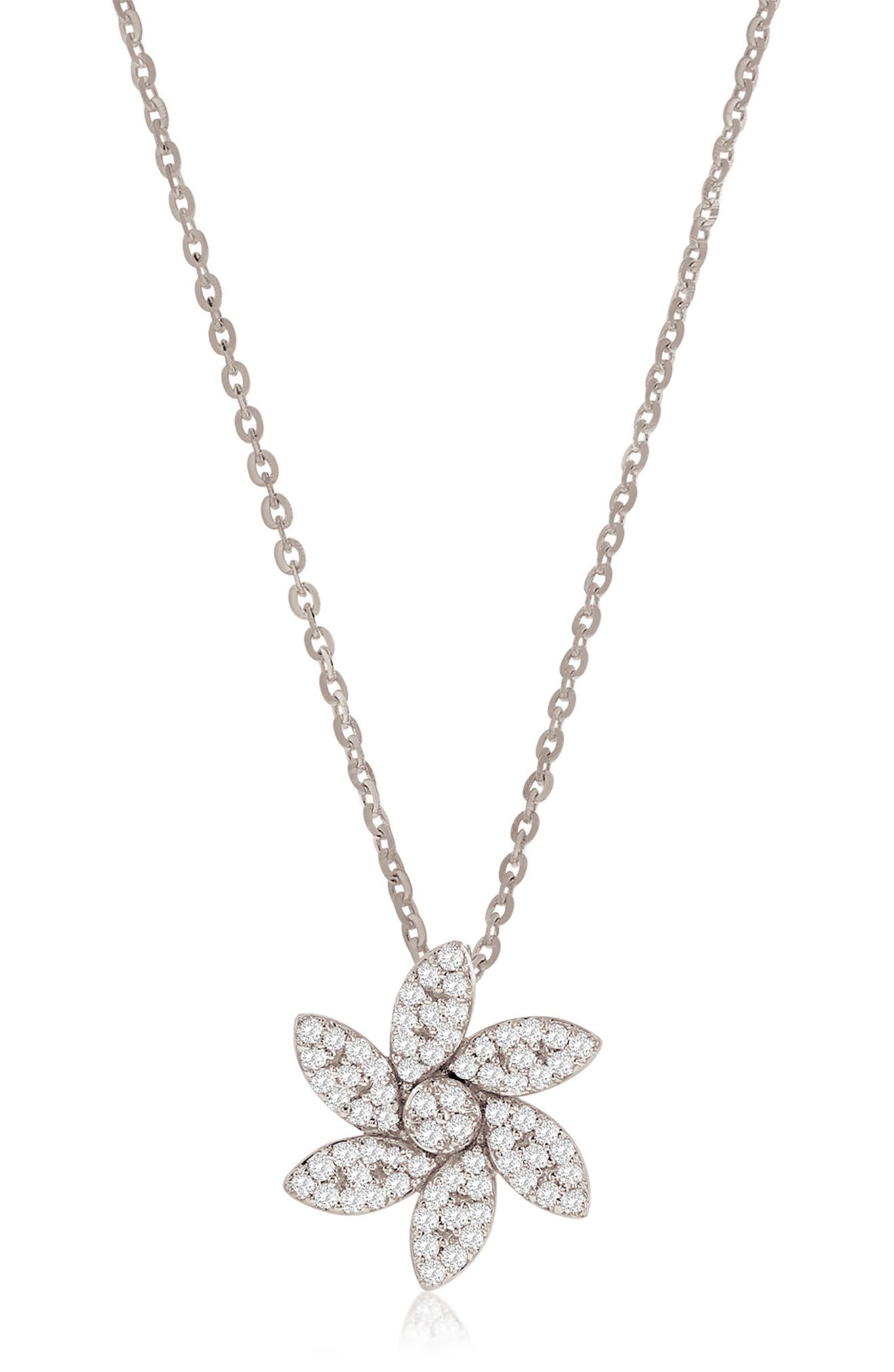 SUZY LEVIAN DIAMONDS Pavé Diamond Swirl Pendant Necklace