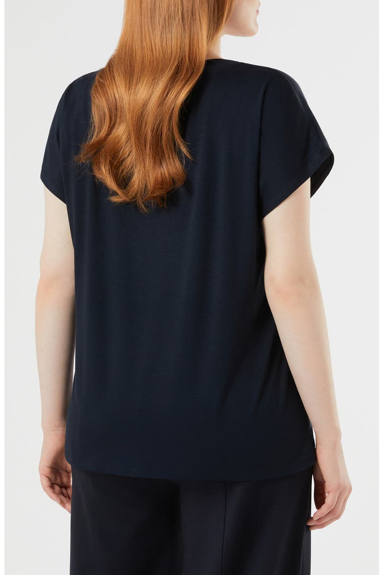Mrs. Lirica Mixed Media T-Shirt, Alternate, color, MIDNIGHT BLUE