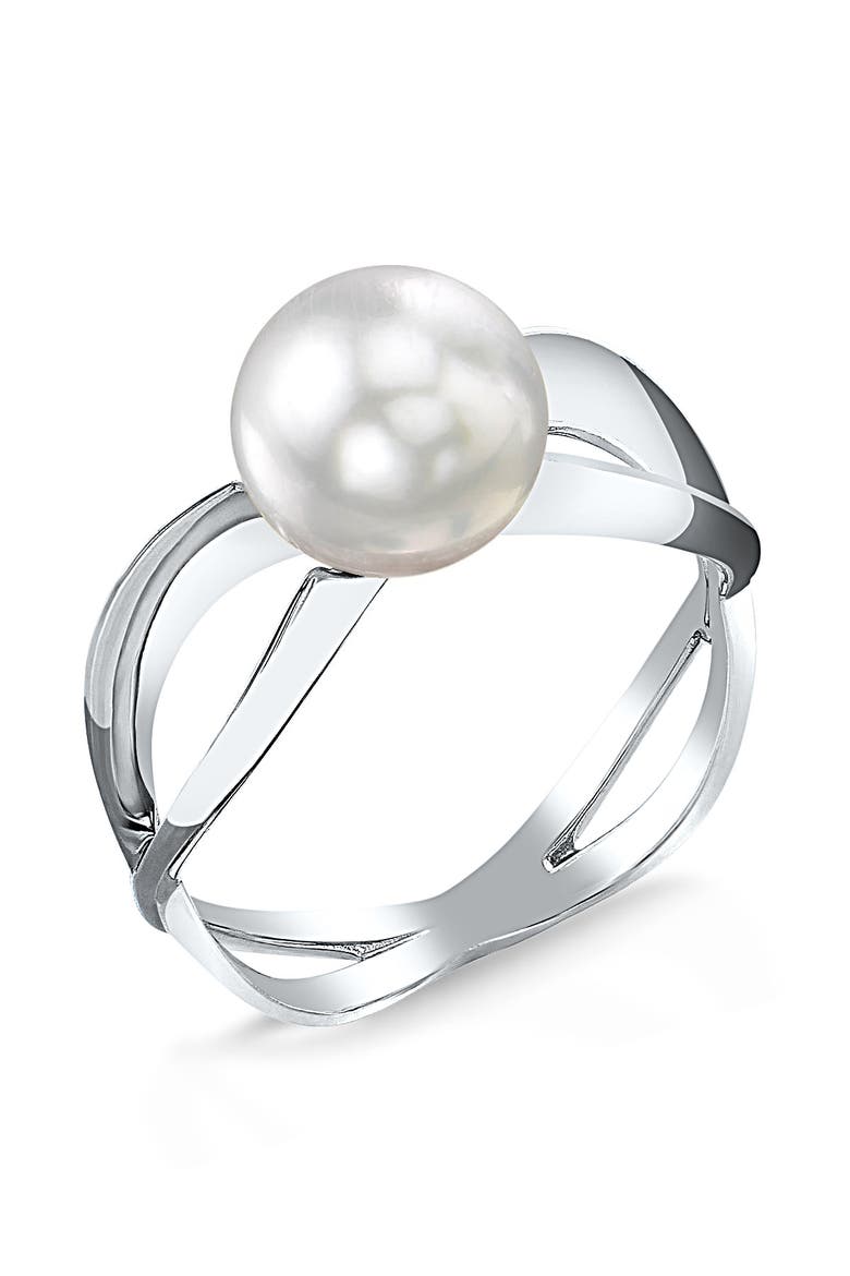 White South Sea Pearl Lana Ring, Main, color, White Gold