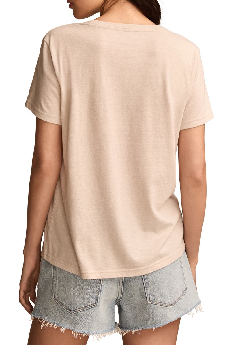 Lucky Brand Love Blooms Graphic T-Shirt, Alternate, color, 