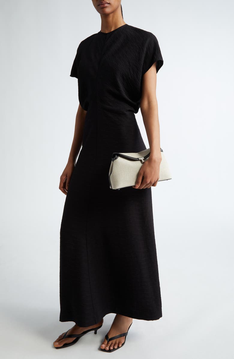 TOTEME T-Lock Canvas Clutch, Alternate, color,