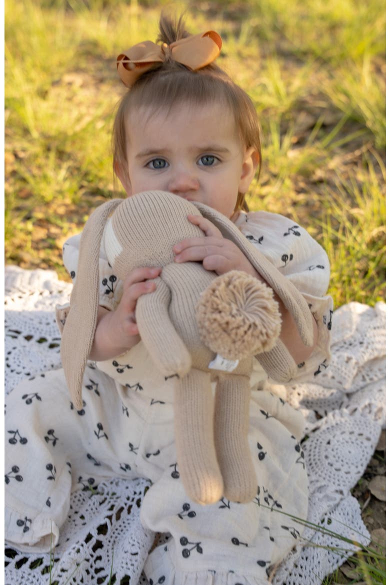 Bunny Cotton Stuffed Animal, Alternate, color, BEIGE