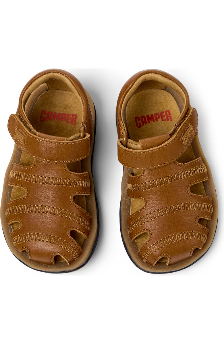 Camper Kids' Bicho Fisherman Sandal, Alternate, color, Medium Brown