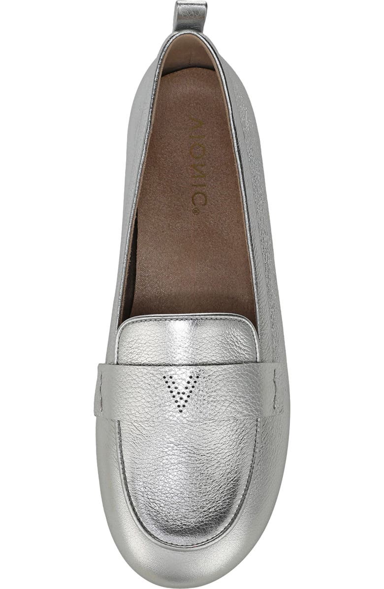 Vionic Tessa Flat, Alternate, color, Silver