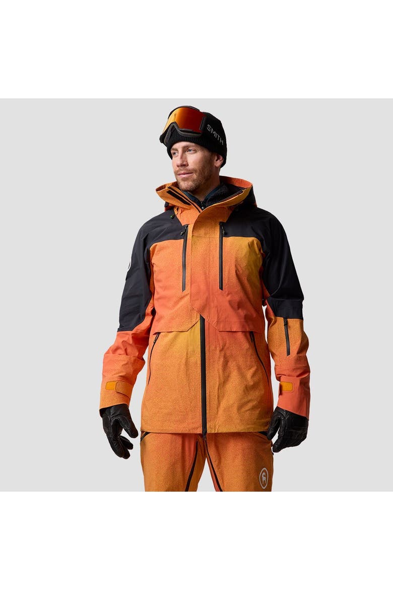 Cottonwoods Lt Xpore 3L Jacket - Men's, Main, color, Boundary Orange Ombre/Black