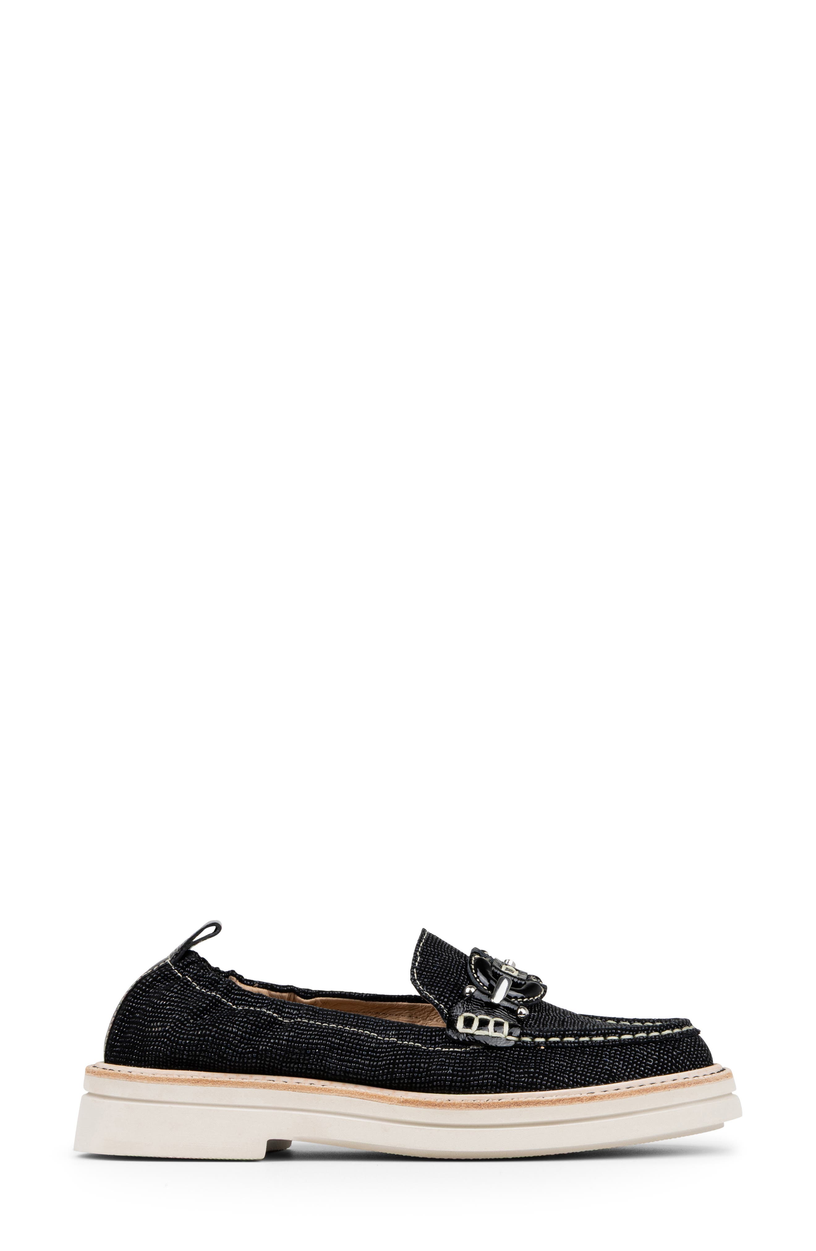 Lomma Platform Loafer, Alternate, color, BLACK