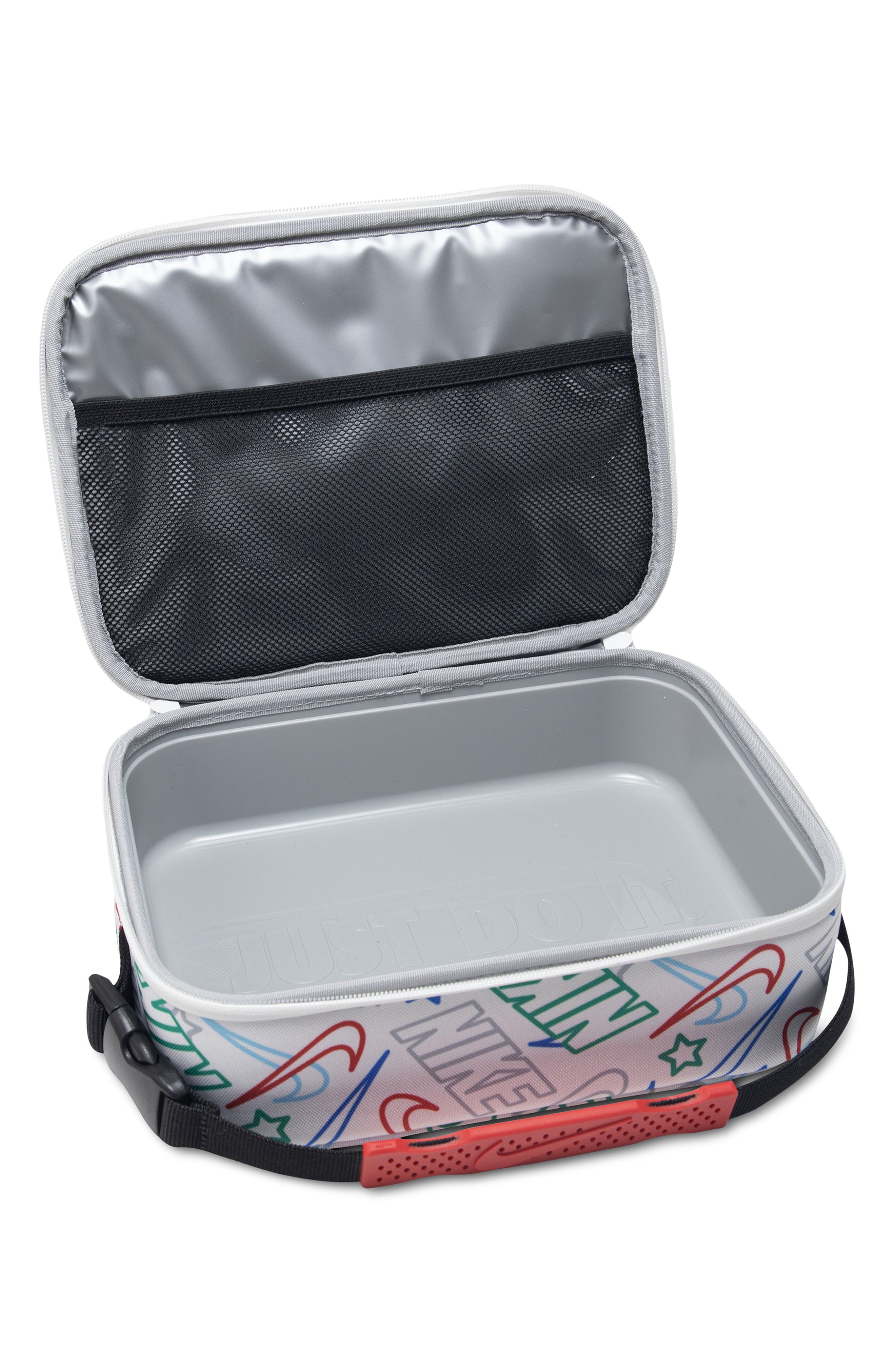 Kids' Futura Hard Liner Lunchbox, Alternate, color, WHITE/ MULTI