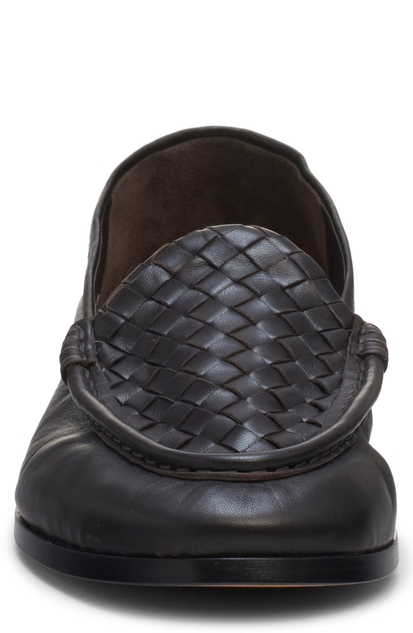 Bottega Veneta Silenzio Leather Loafer, Alternate, color, 2006 Espresso