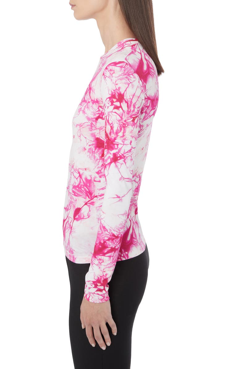 Versace Tie Dye Long Sleeve T-Shirt, Alternate, color, 