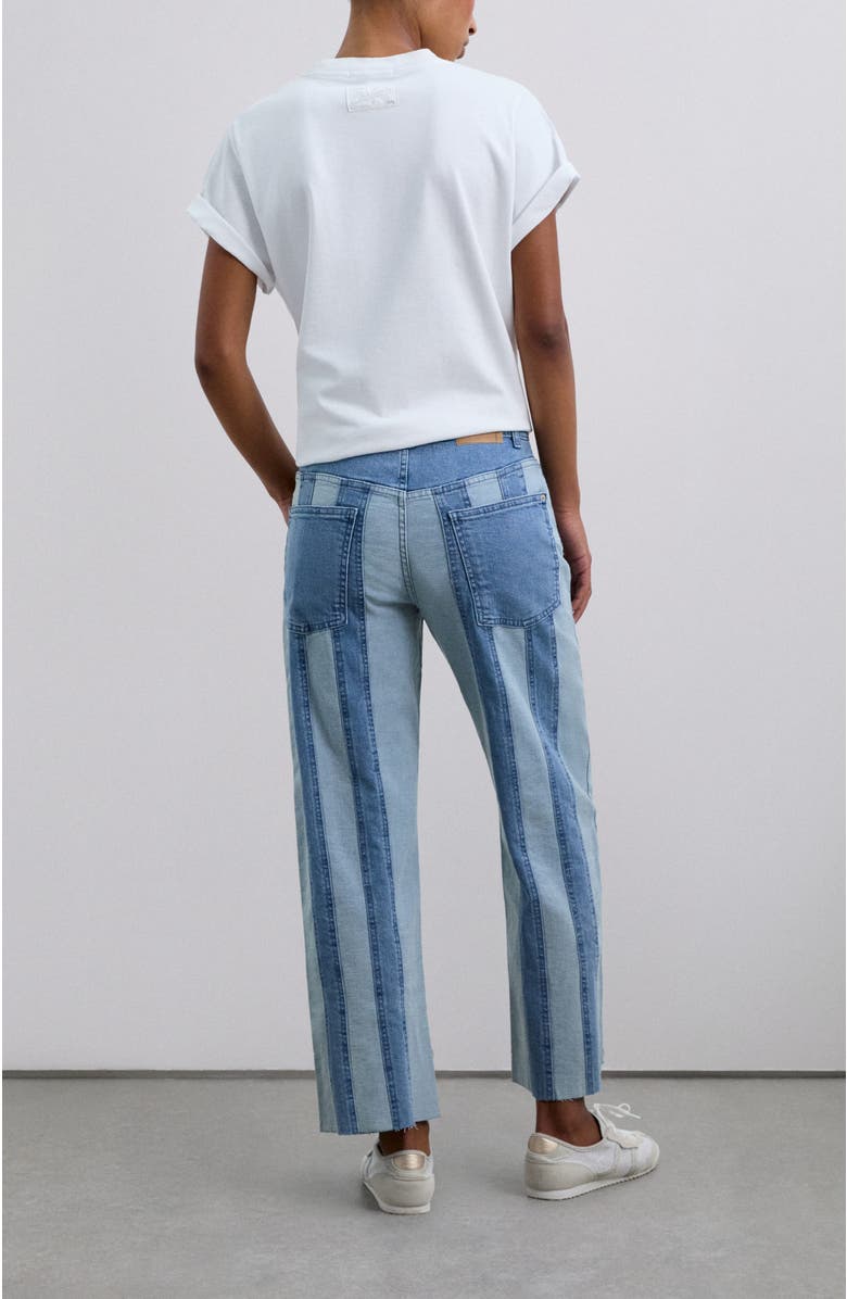 Scalpers Straight Patch Denim Pant, Alternate, color, Indigo