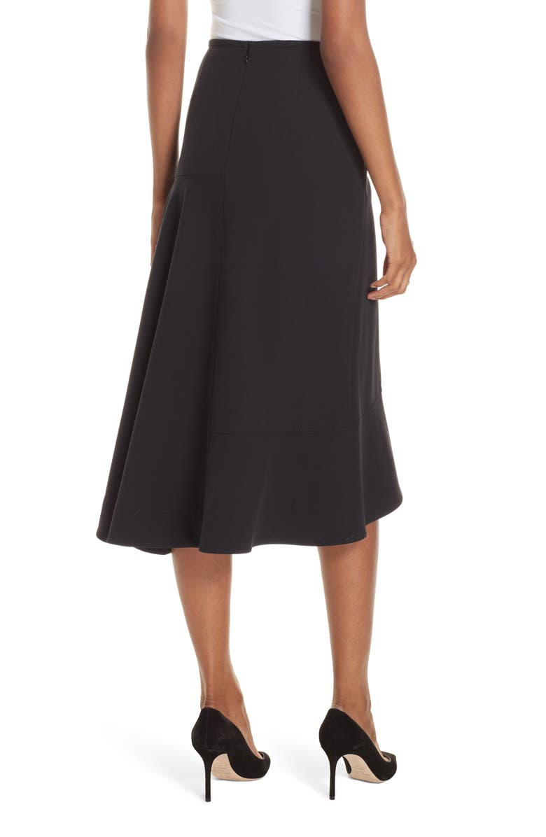 BOSS Melepia Asymmetrical Faux Wrap Skirt, Alternate, color,