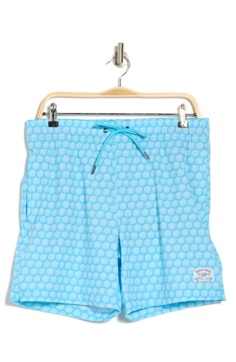 BEACH BROS Hexagon Ray Swim Trunks, Alternate, color,