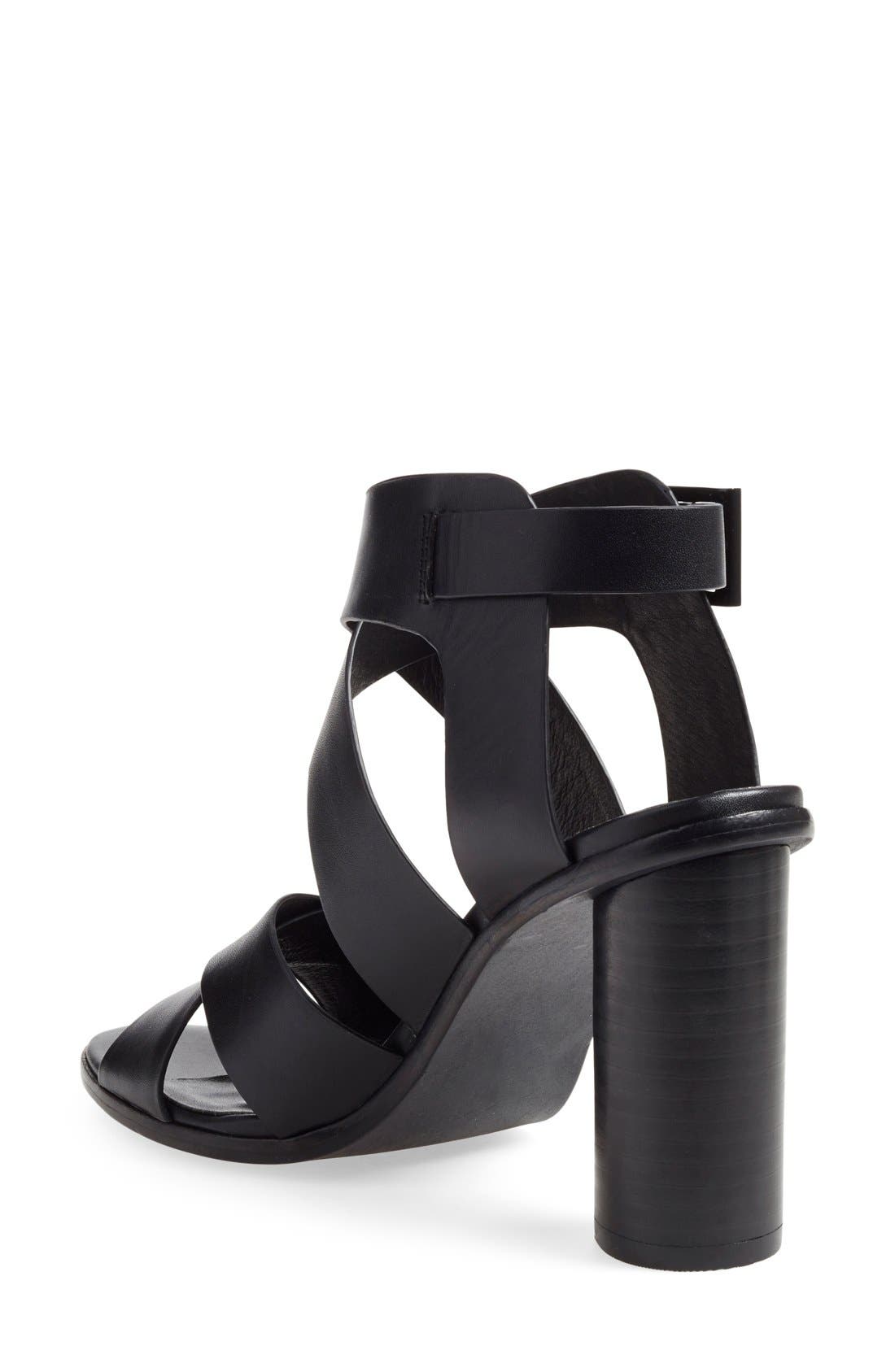 Joie 'Avery' Crisscross Block Heel Sandal, Alternate, color, 