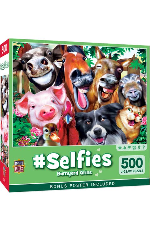 Barnyard Grins 500 Piece Jigsaw Puzzle