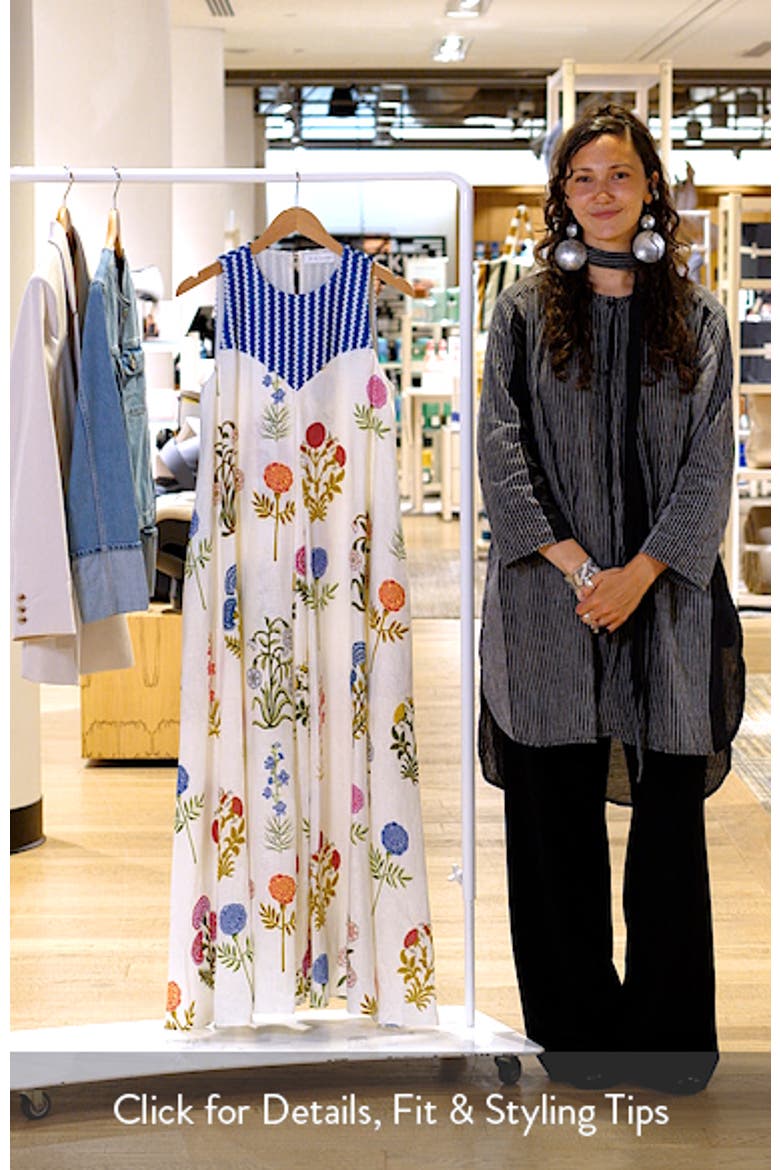 The Eleanor Sleeveless Linen Maxi Dress video