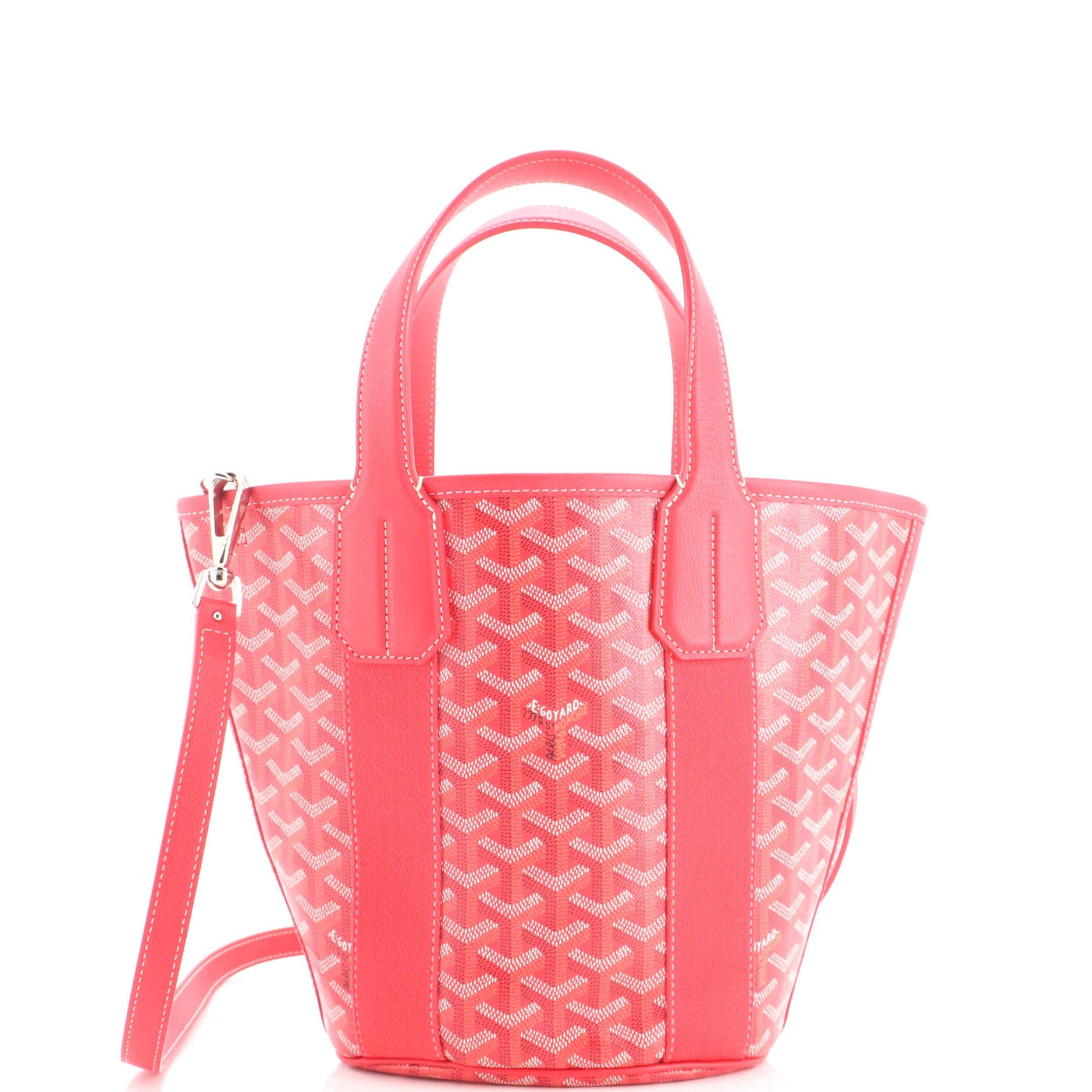 Belharra Tote Coated Canvas PM, Main, color, Red