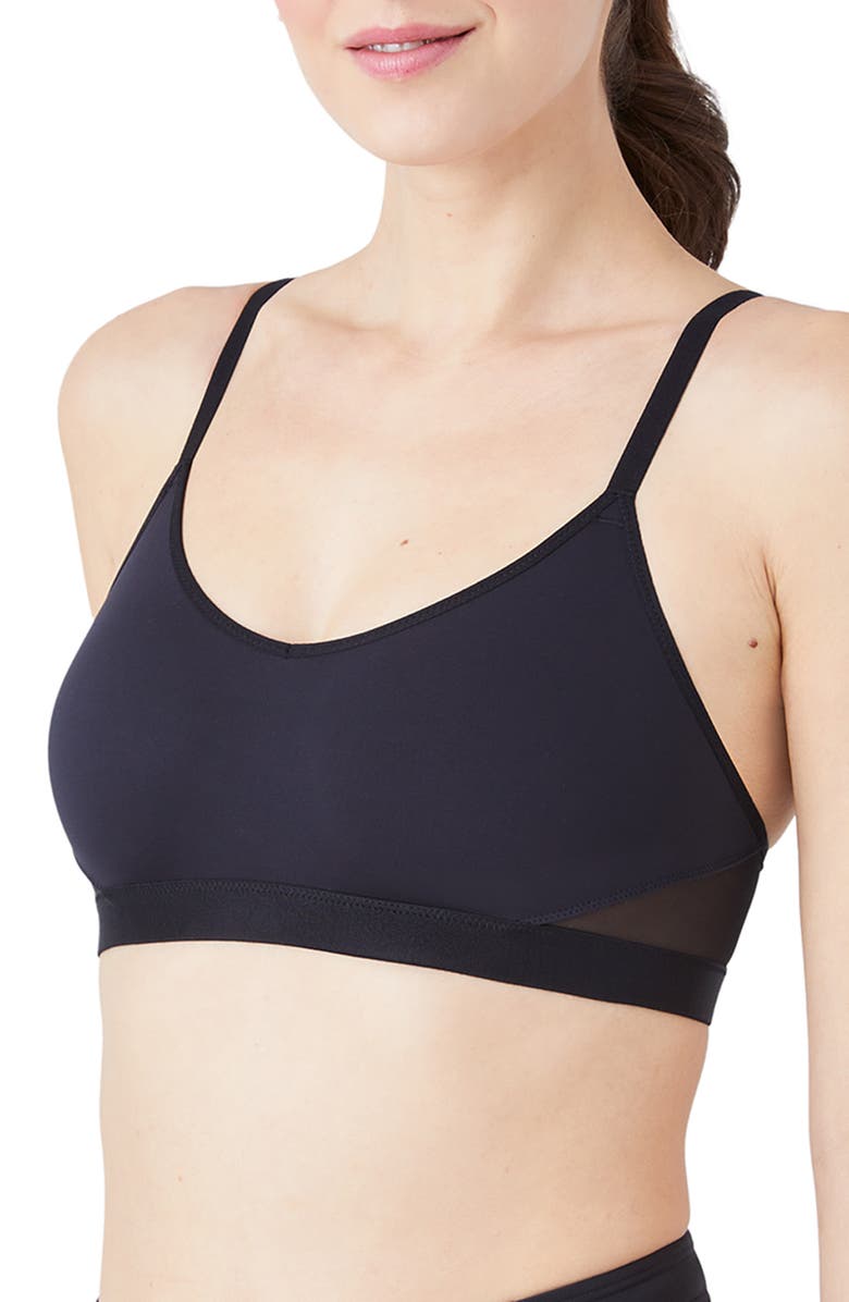 b.tempt'd by Wacoal B.Active Sports Bralette, Alternate, color, Night