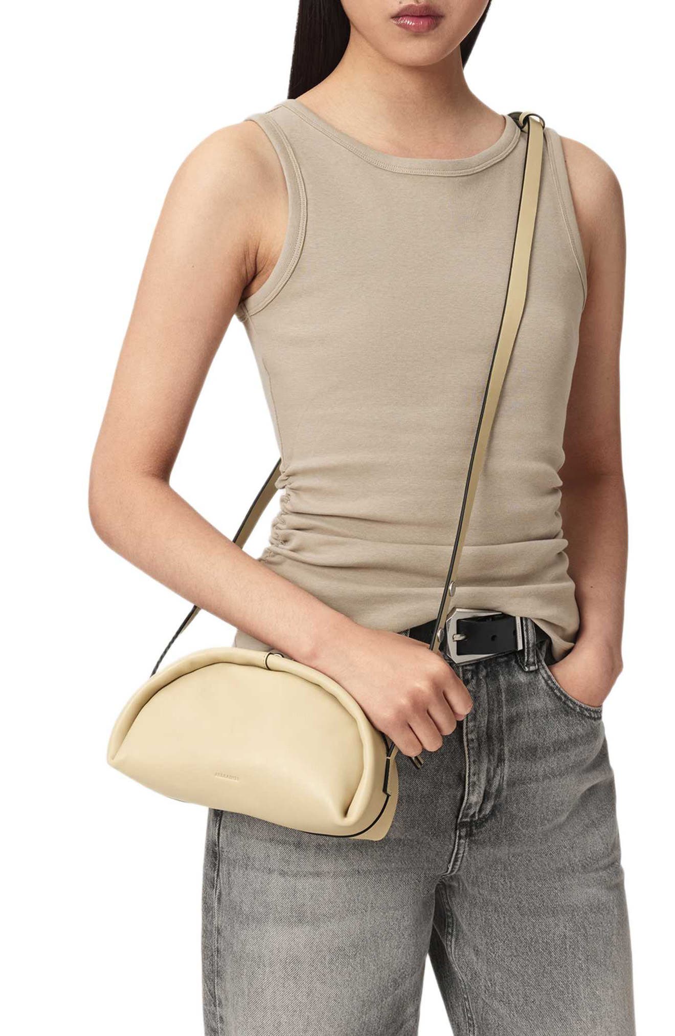 Rosalie Arc Crossbody Bag, Alternate, color, BONE WHITE