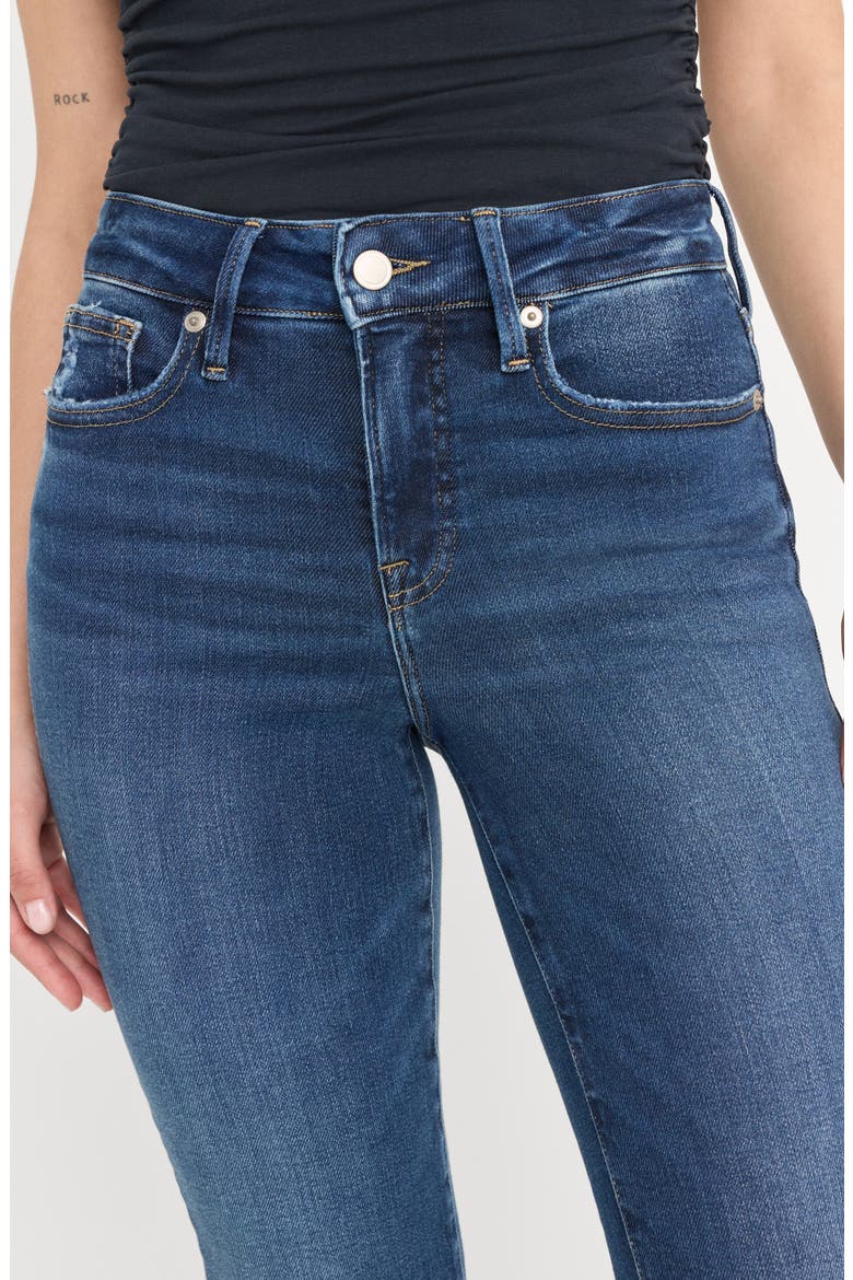 Good Petite High Waist Straight Leg Jeans, Alternate, color, INDIGO511