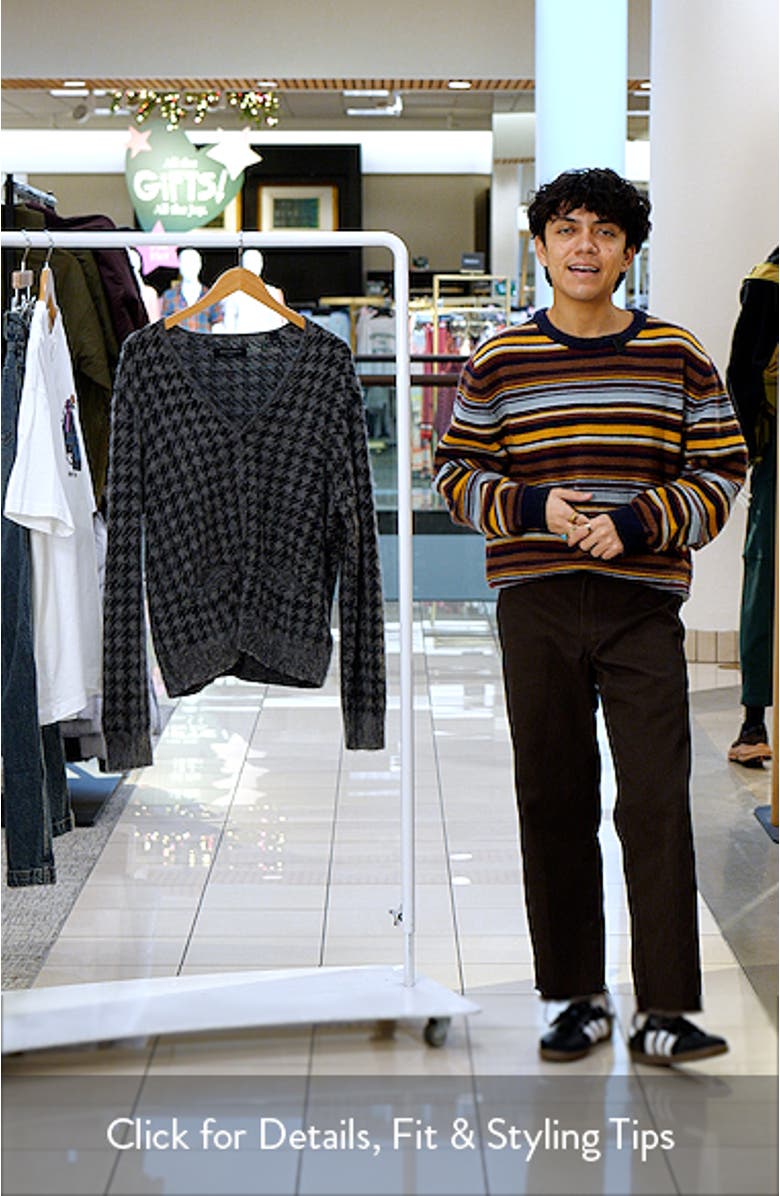 Zain Houndstooth Cardigan, sales video thumbnail