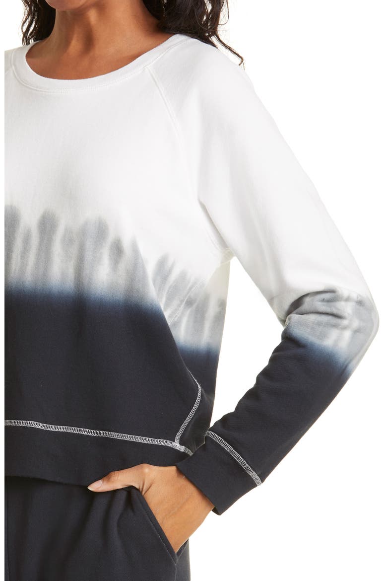 Theo Dip Dye Sweatshirt, Alternate, color, CHARCOAL DIP DYE