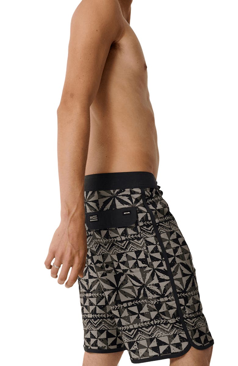 Rip Curl Mirage Big Tapa Board Shorts, Alternate, color, Military Green