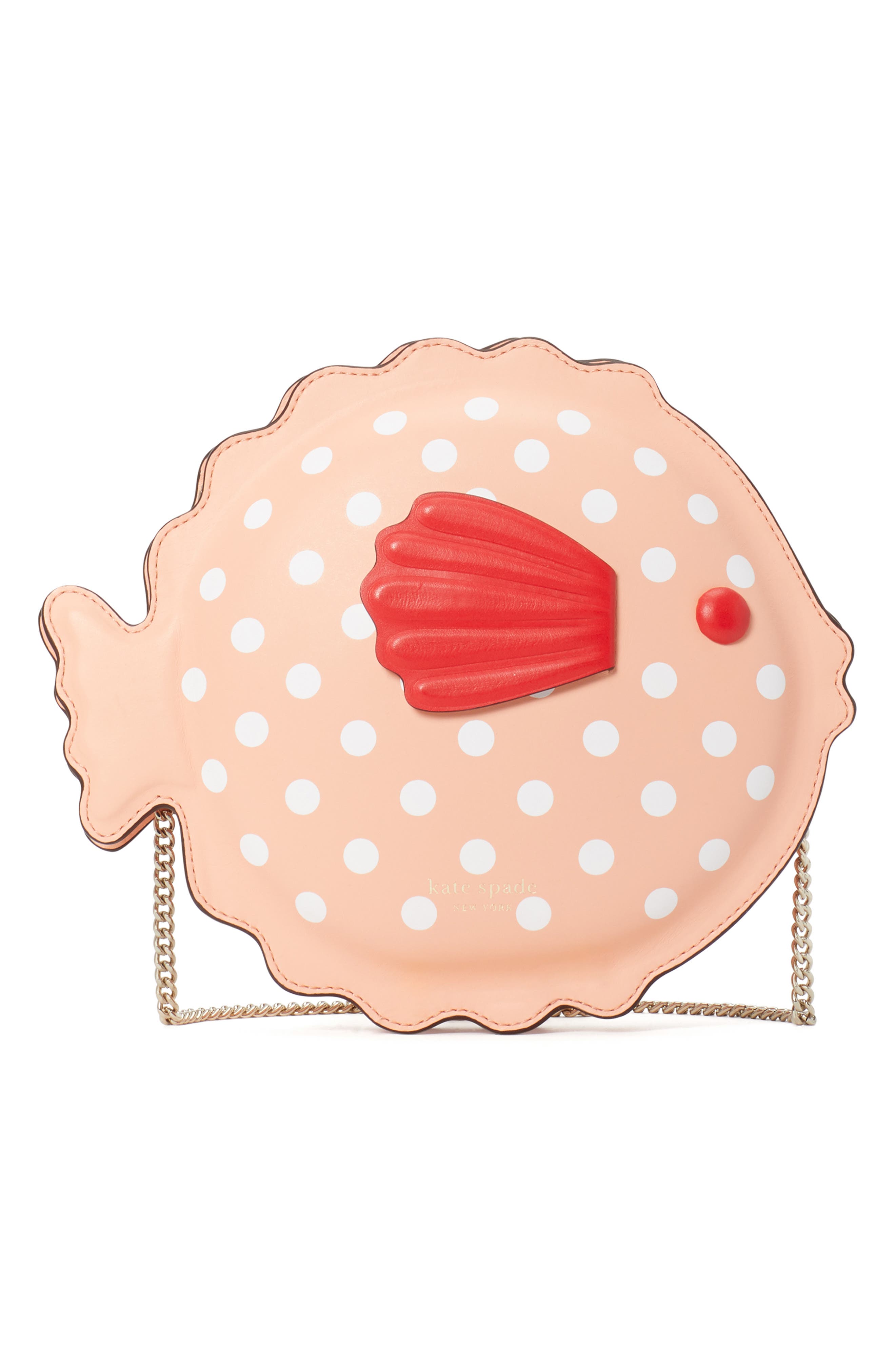 Kate Spade New York puffy pufferfish crossbody bag, Alternate, color, 