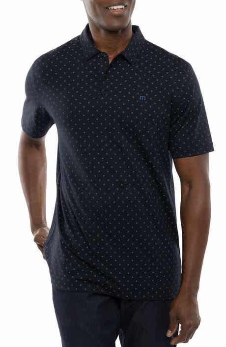 TravisMathew Cape Verde Geo Print Stretch Polo