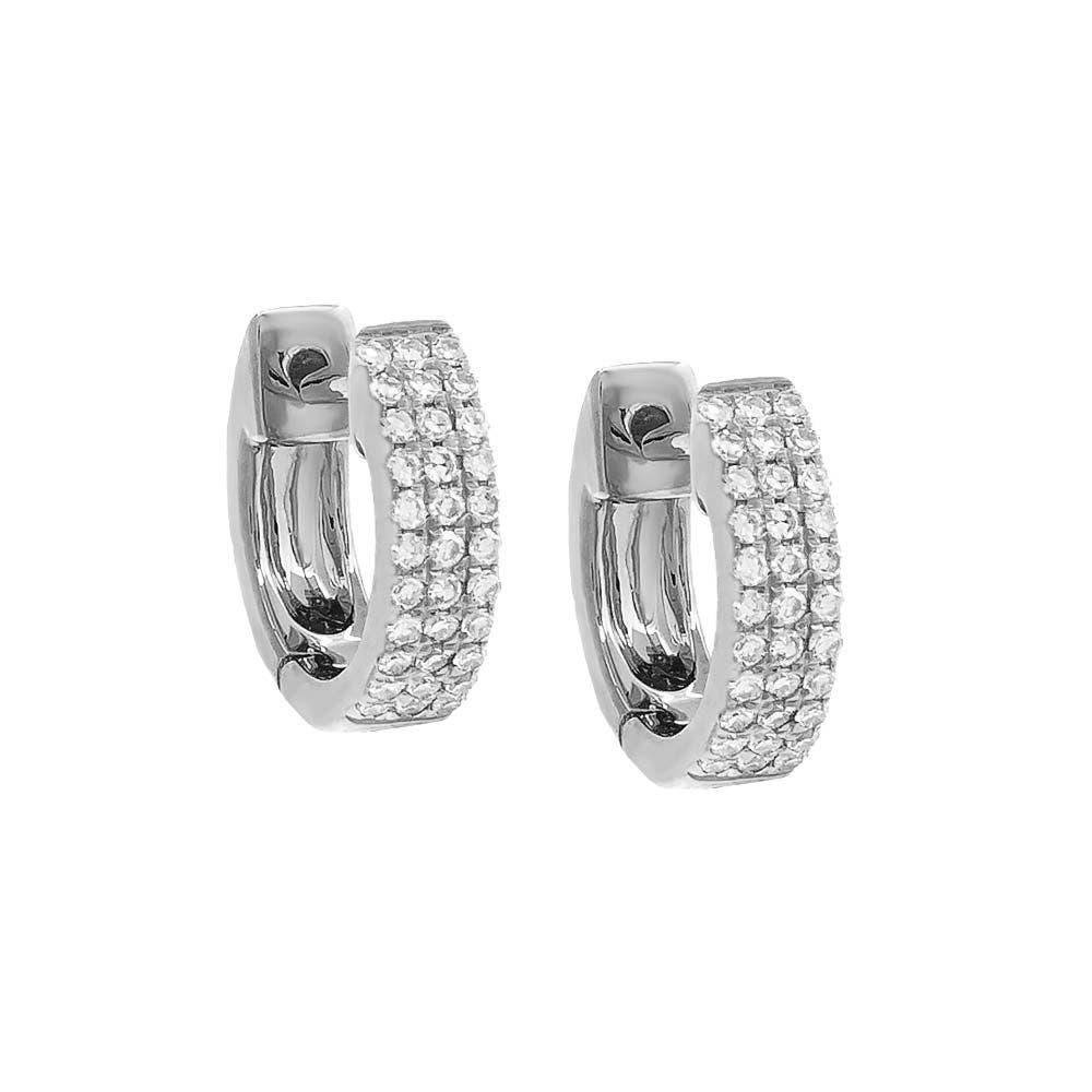 selected 14K White Gold - Pair