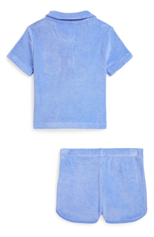RALPH LAUREN RALPH LAUREN TERRY POLO SHIRT & SHORT SET