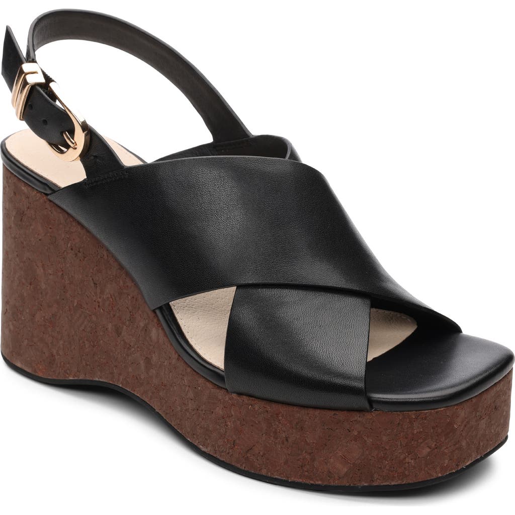 Sanctuary Nouveau Platform Wedge Sandal In Black