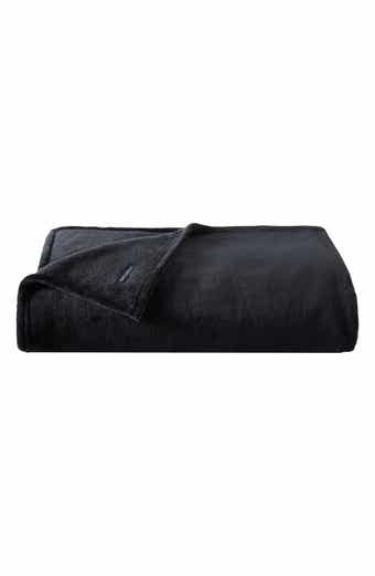 Nautica Solid Fleece Throw Blanket