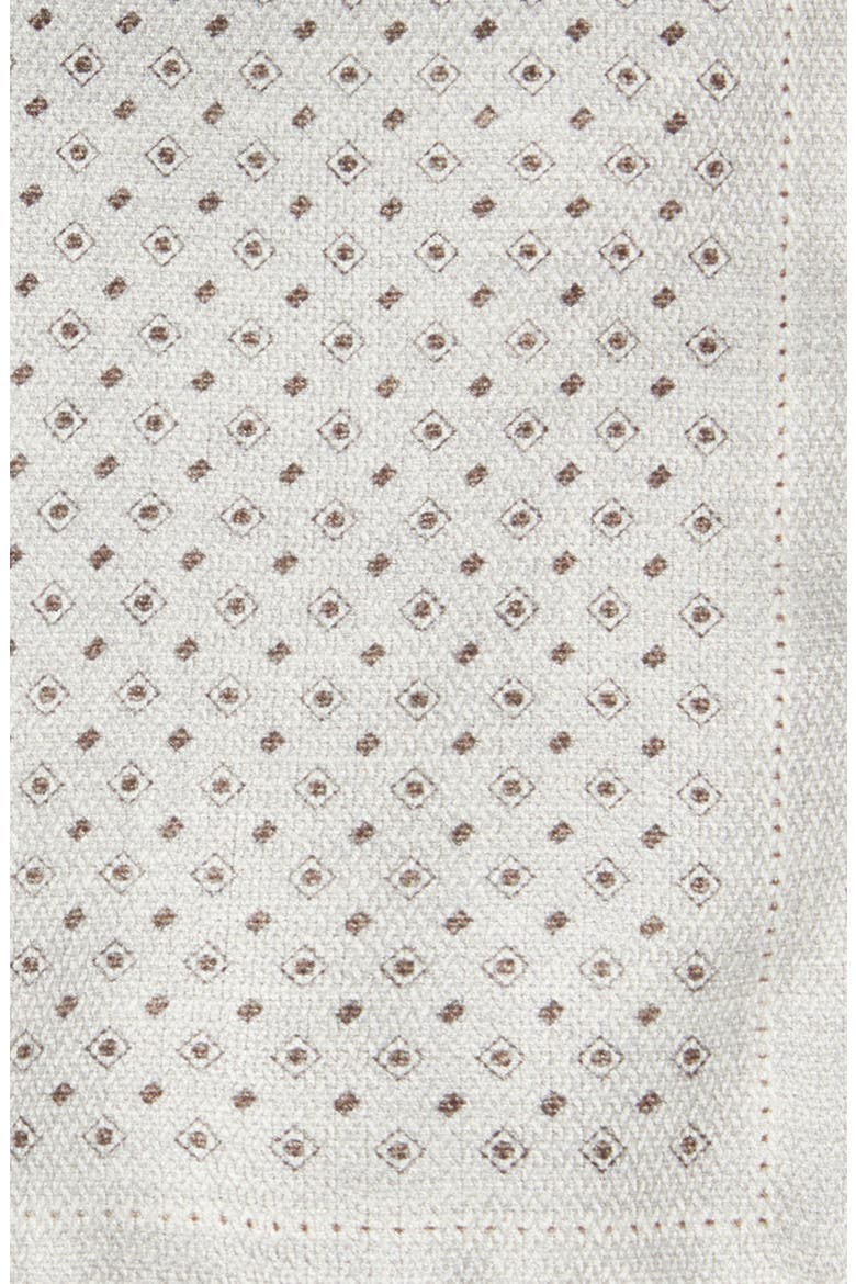 Muriel Reversible Silk Pocket Square, Alternate, color, SAND
