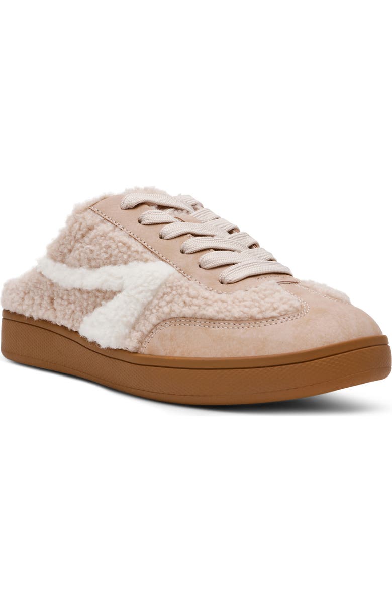 DV by Dolce Vita Vitally Faux Shearling Lined Mule Sneaker, Main, color, Light Camel Plush