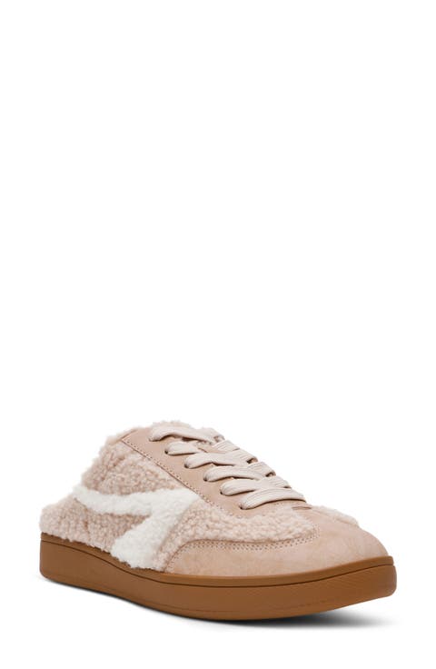Vitally Faux Shearling Lined Mule Sneaker (Women)