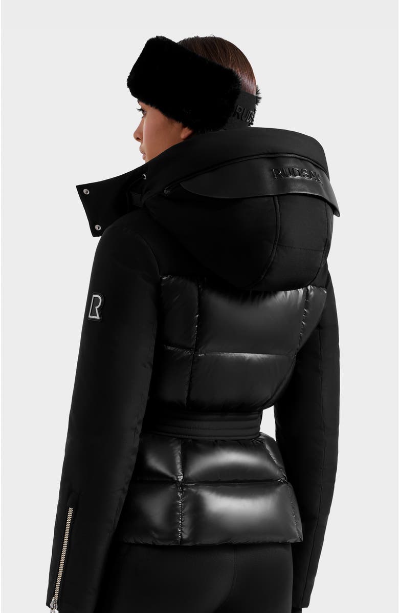 Rudsak Adeline Heritage Quilted Down Puffer, Alternate, color, Black