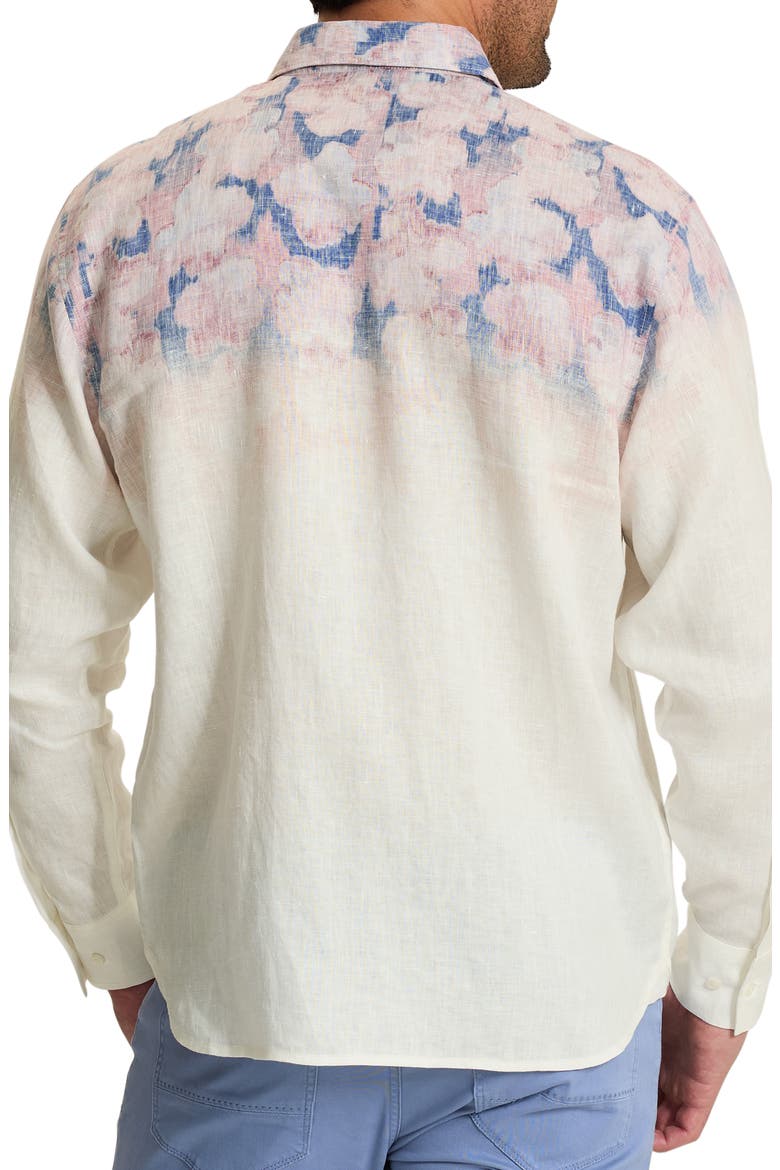 Alegra Fade Button-Up Shirt, Alternate, color, DEW DROP