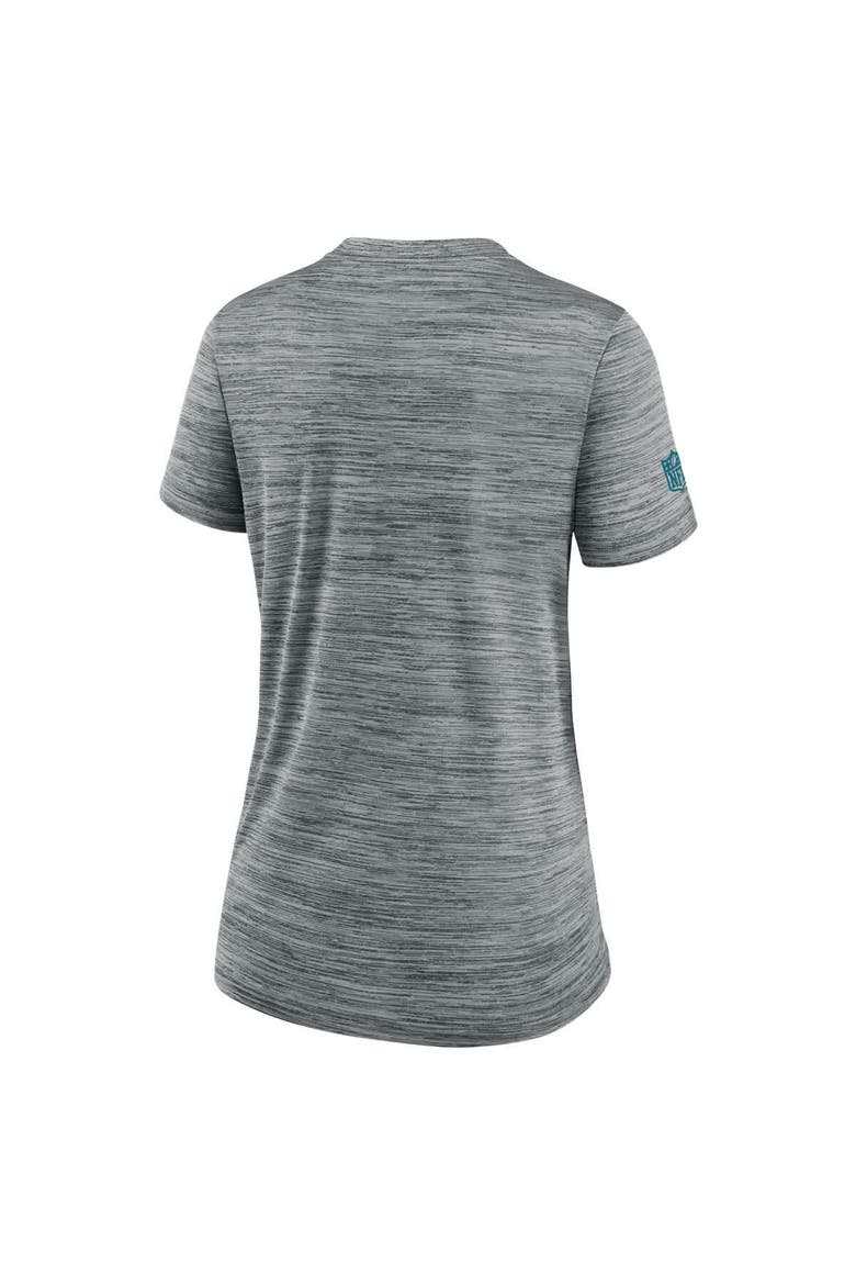 Women's Nike Gray Jacksonville Jaguars Sideline Velocity Dri-FIT T-Shirt, Alternate, color, Gray